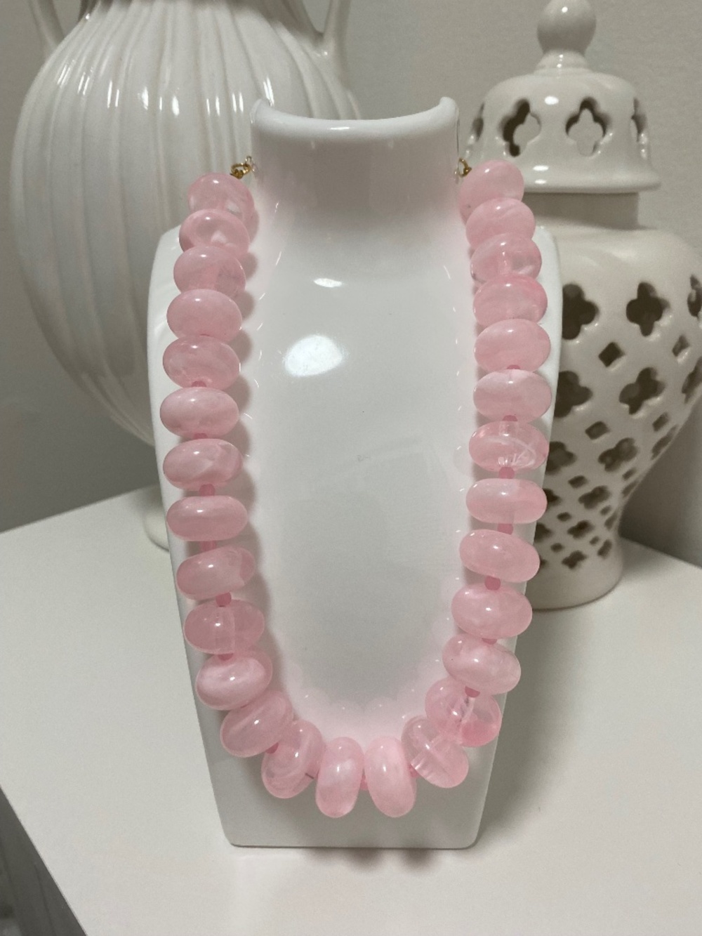 Chunky Pink Necklace